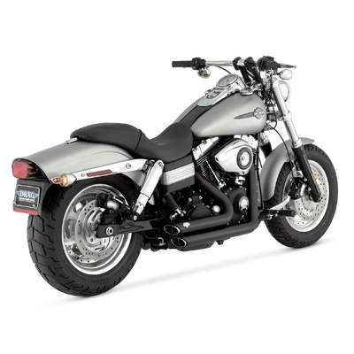 Vance &amp; Hines Shortshots Staggered - Dyna 06-11 - Black