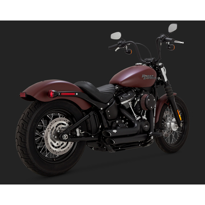 Vance &amp; Hines Shortshot Staggered for 2018 Softail - Black