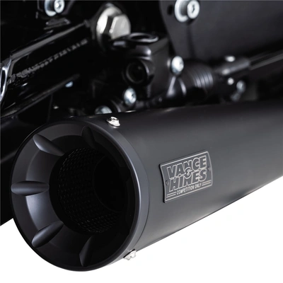 Vance &amp; Hines 2-1 Upsweep Pcx Stainless Black Softail 18-22 ( Fits Fxfb/Fxbb/Flsl/Flde/Fxlr) (Was V47623)